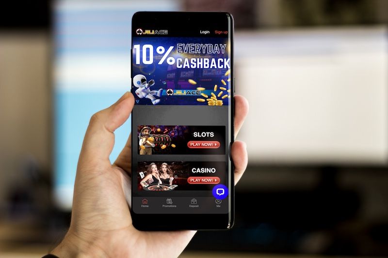 Jiliace Casino on a phone screen