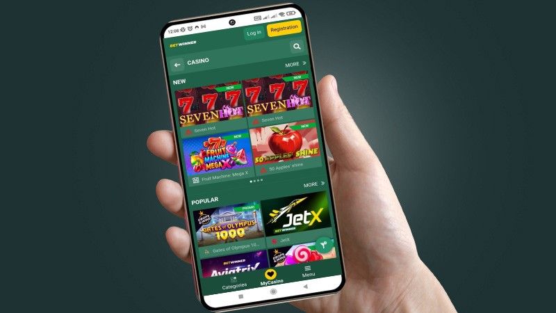 BetWinner Casino on a phone screen