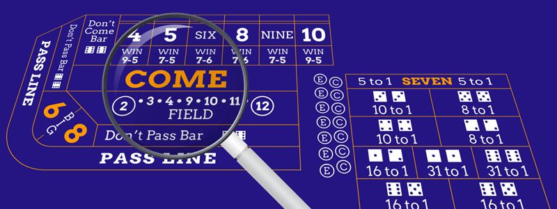 Craps Types of Bets Explained
