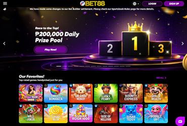 Bet88 casino lobby