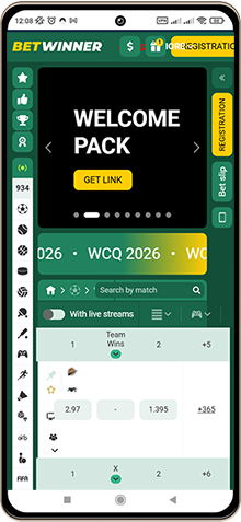 Betwinner Casino mobile screenshot