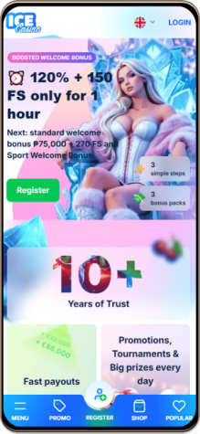Mobile Screenshot of Ice Casino