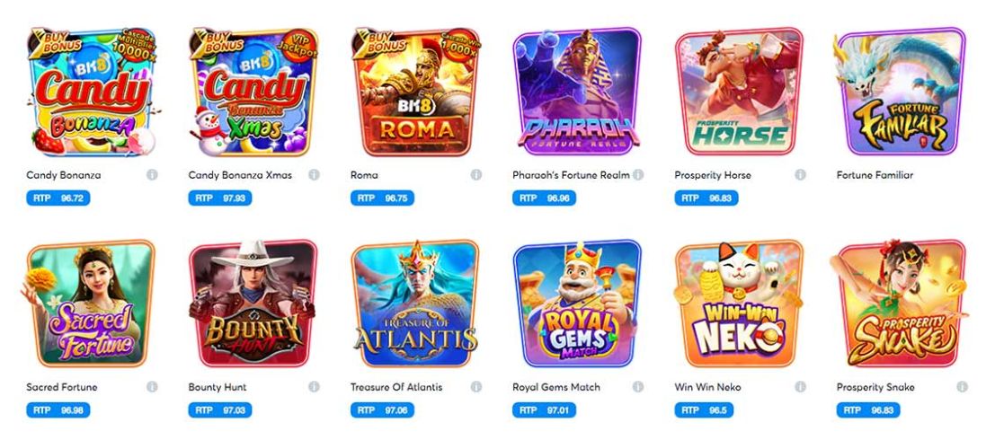 Slots at BK8 Casino