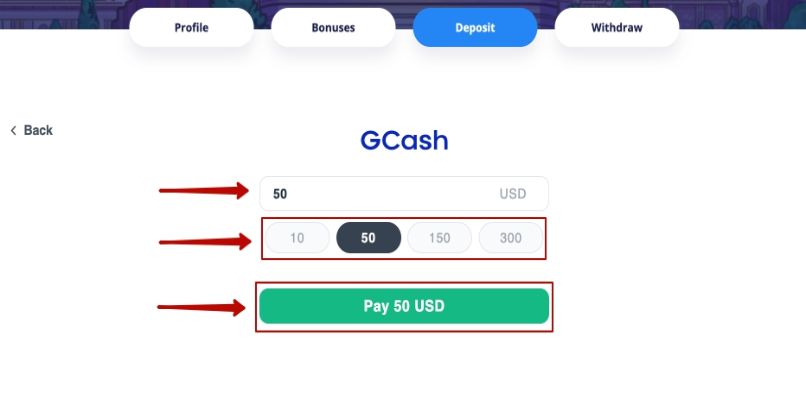 How to make a deposit using GCash