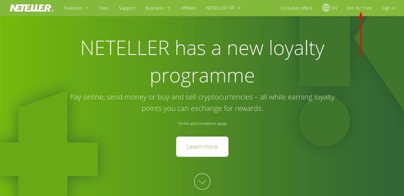 Neteller - registration guide.