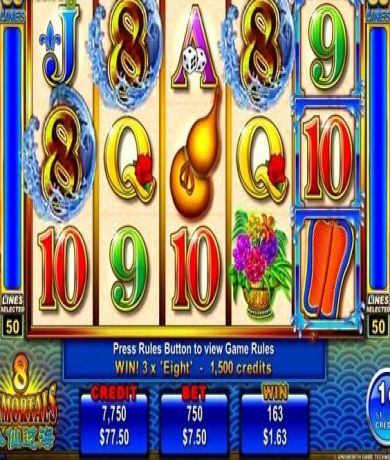 Play in 8 Immortals Slot Online from Ainsworth for free now | Ecasinos.ph