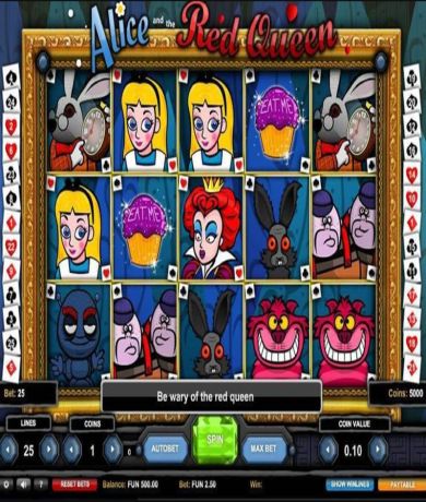 Play in Alice and the Red Queen slot online by 1x2 Gaming for free now | Ecasinos.ph