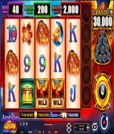 Play in Arabian Fire Slot Online from Ainsworth for free now | Ecasinos.ph