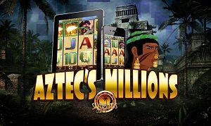 Aztec's Millions slot machine from real time gaming