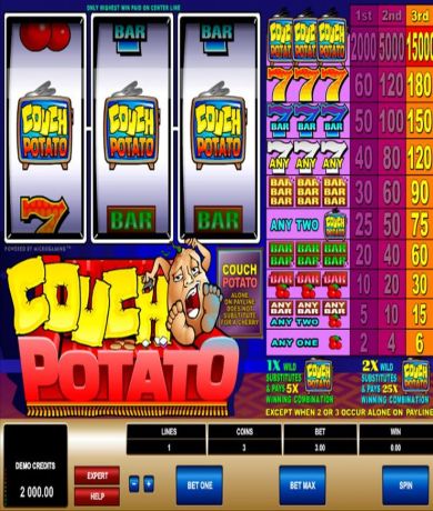 Play in Couch Potato Slot Online From Microgaming for free now | Ecasinos.ph