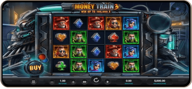 Money Train 3 on mobile