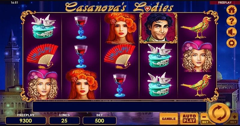 Play in Casanova’s Ladies Slot Online from Amatic for free now | Ecasinos.ph