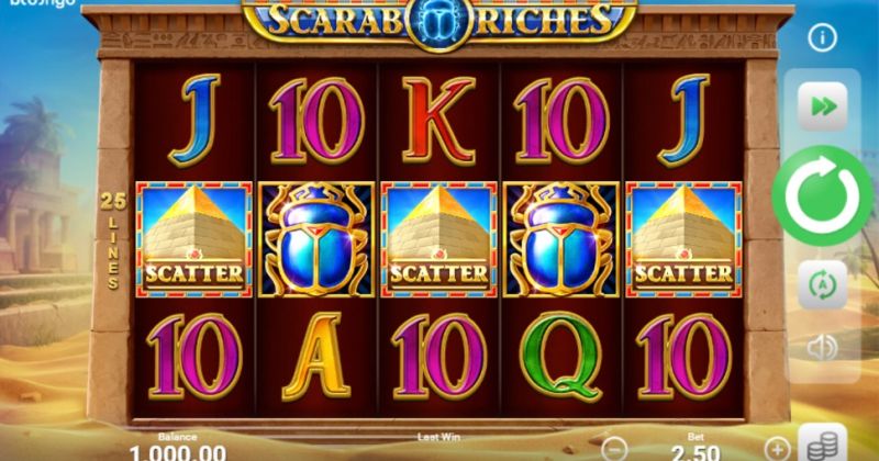 Play in Scarab Riches slot online from Booongo for free now | Ecasinos.ph